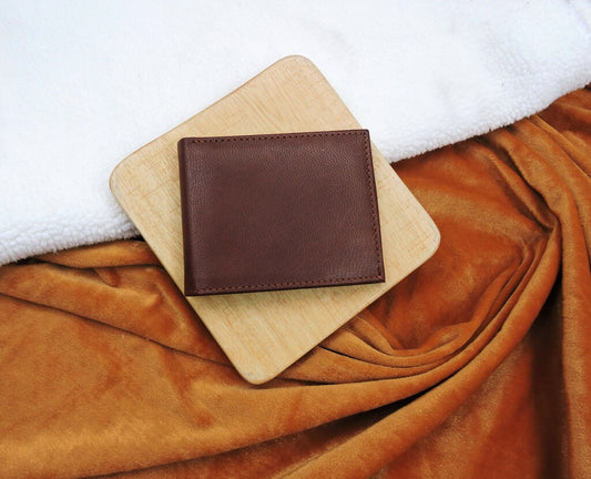 Genuine Leather Bi-fold Men's Wallet